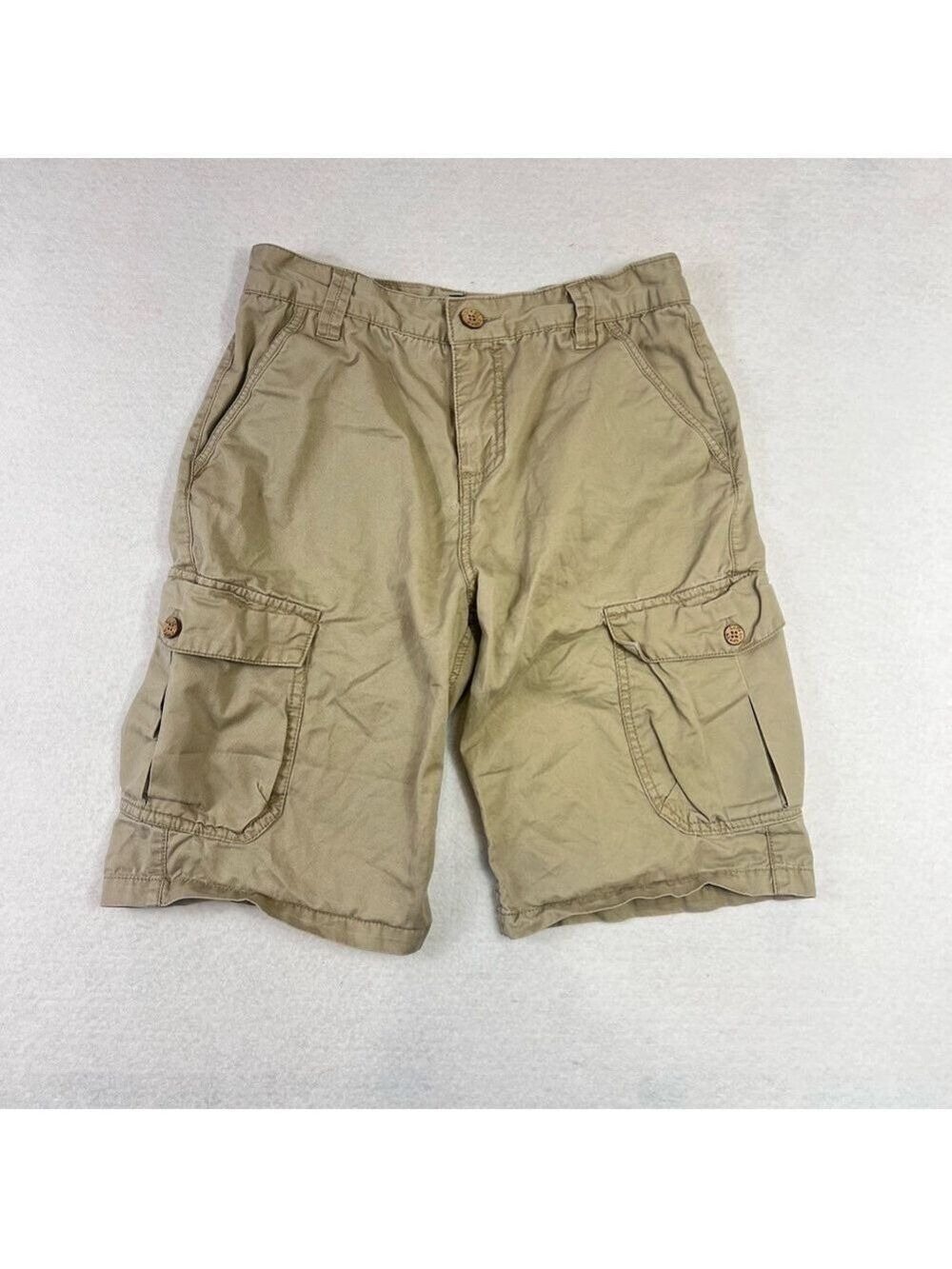 Lucky Brand Kids Khaki Cargo Shorts Size 14 Camp Hiking